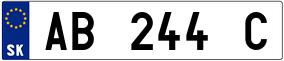 Truck License Plate